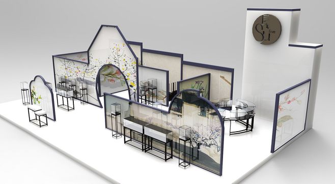 展會(huì)設(shè)計(jì)搭建上營造理想的空間感