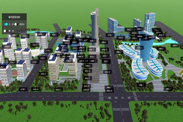 樓宇自控系統BIM可視平臺運行主狀態的實時顯示！